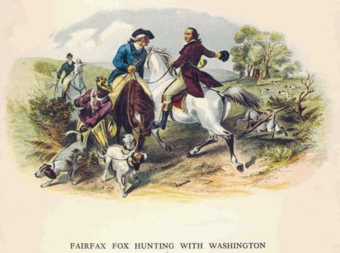 George Washington and the American Foxhound | Todd's Archives